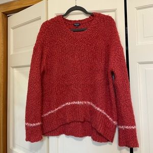 Splendid Pink Oversized Sweater